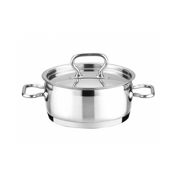 

Кастрюля HOME PROFI с крышкой 2,0 л, 18 см 774218