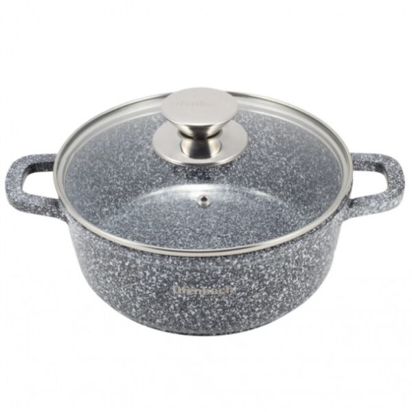 

Кастрюля с крышкой Kamille Ofenbach 4.5л из литого алюминия с антипригарным покрытием KM-10050