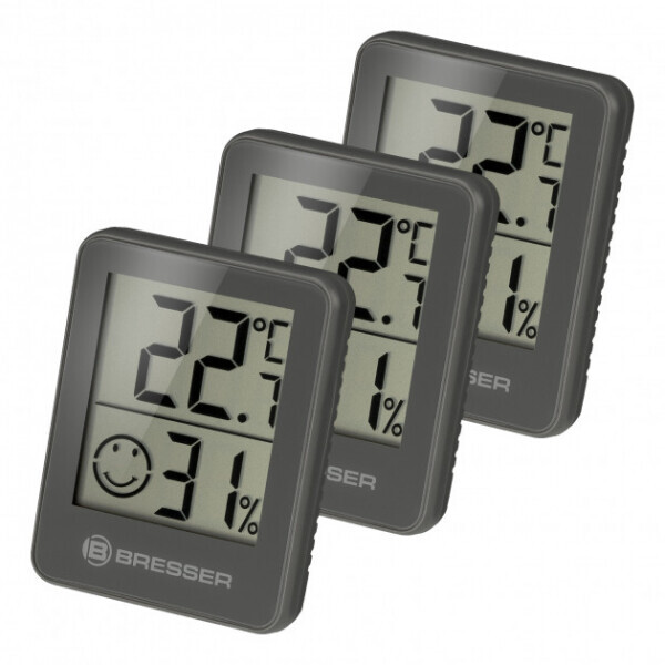 

Bresser Temeo Hygro Indicator (3шт) Grey (7000010QT5000)