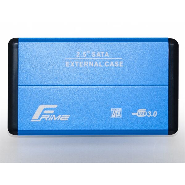 

Внешний карман Frime SATA HDD/SSD 2.5", USB 3.0, Metal, Blue (FHE22.25U30)