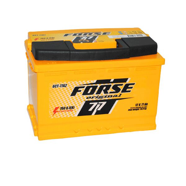 

Автомобильный аккумулятор FORSE 77Ah 760A R+