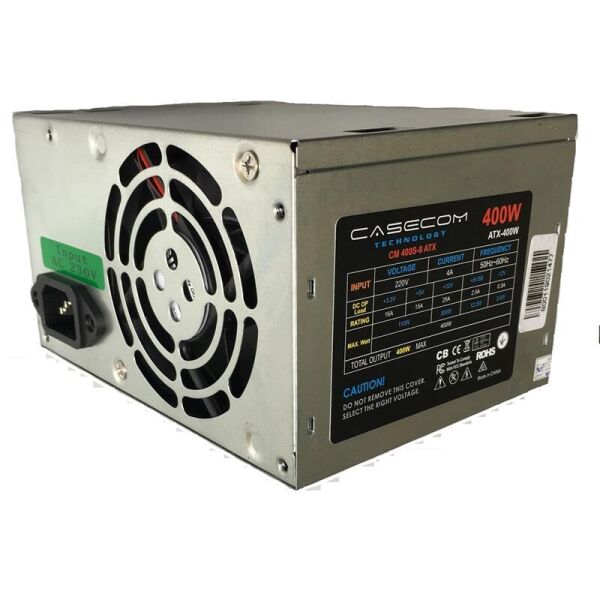 

Блок питания CaseCom (CM 400S-8 ATX) 400W 8Fan bulk