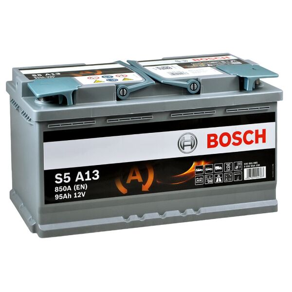 

Автомобильный аккумулятор BOSCH AGM (S5A 130) 95Ah 850A R+