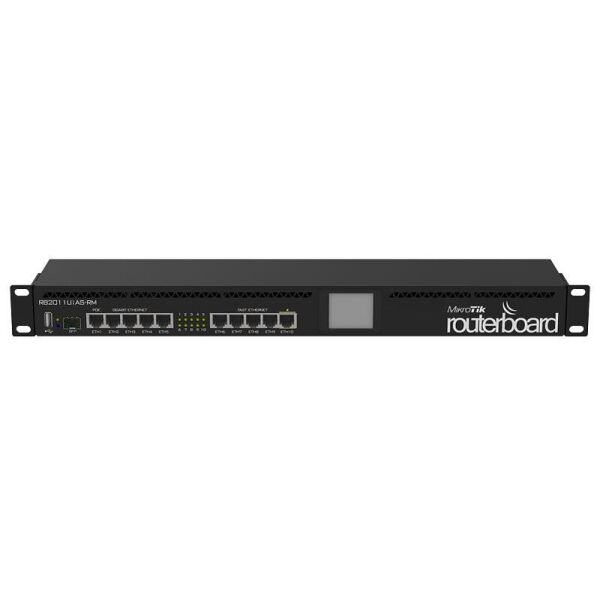 

Маршрутизатор MikroTik RB2011UiAS-RM (5x1G, 5x100M, 1xSFP, touchscreen LCD)