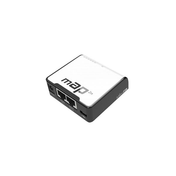 

Точка доступа Mikrotik mAP2nD (2x10/100 Ethernet ports, 1x micro USB, 1,2 dBi, PoE)