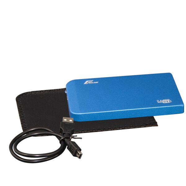 

Внешний карман Frime SATA HDD/SSD 2.5", USB 2.0, Metal, Blue (FHE62.25U20)