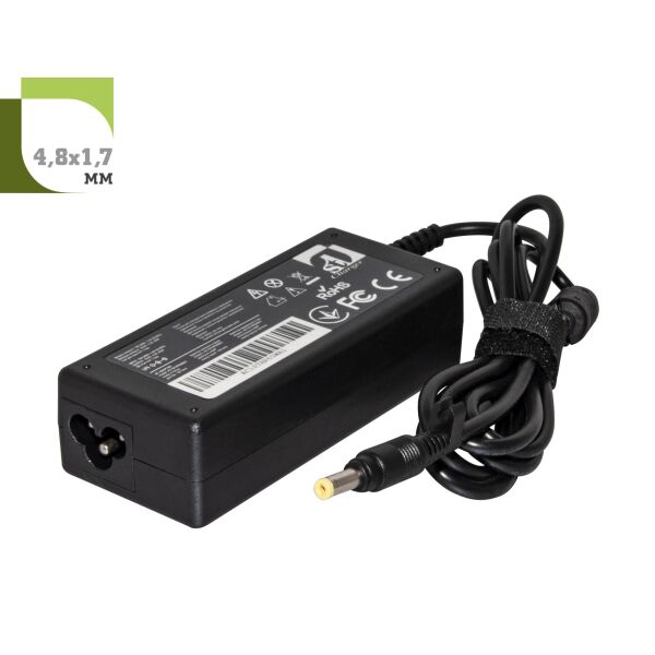 

Блок питания 1StCharger для ноутбука HP 18.5V 65W 3.5A 4.8х1.7мм (AC1STHP65WA1)