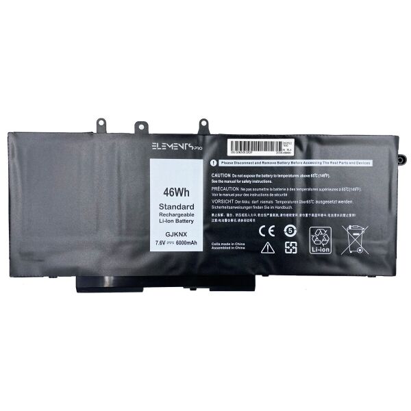 

Батарея Elements PRO для Dell Latitude E5280 E5290 E5480 E5490 E5580 E5590 Precision M3520 M3530 7.6V 6000mAh (GJKNX-2S1P-6000)