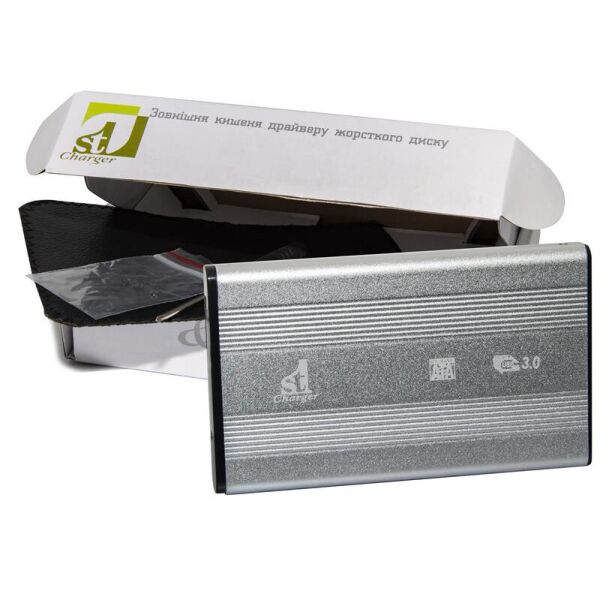 

Внешний карман 1StCharger SATA HDD/SSD 2.5", USB 3.0, Silver (HDE1STU2530BS)