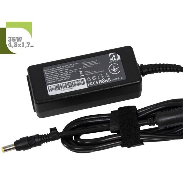 

Блок питания 1StCharger для ноутбука Asus 12V 36W 3A 4.8х1.7мм + каб.пит. (AC1STAS36WD2)