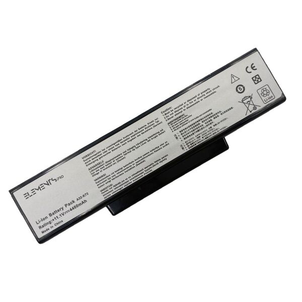 

Батарея Elements PRO для Asus A72 K72 K73 N71 N73 X77 11.1V 4400mAh (K72-3S2P-4400)