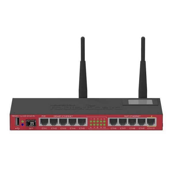 

Маршрутизатор MikroTik RB2011UiAS-2HnD-IN (5x1G, 5x100M, 1xSFP, WiFi)