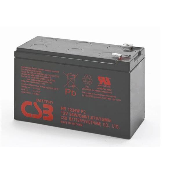 

Аккумуляторная батарея CSB 12V 9AH (HR1234W) AGM