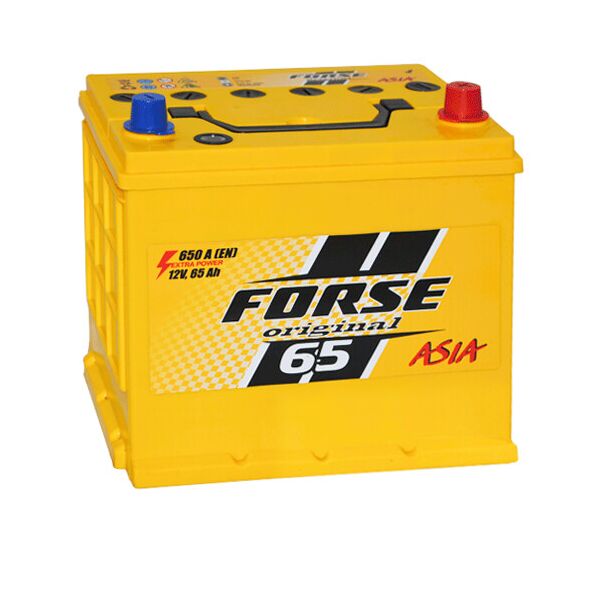 

Автомобильный аккумулятор FORSE JP 6CT 65Ah 650A R+