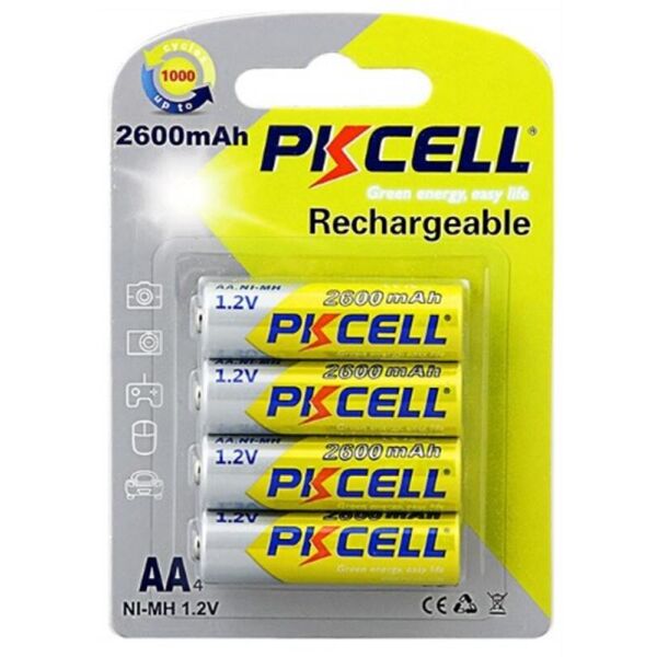 

Аккумулятор PKCELL Ni-MH AA/HR06 2600 mAh BL 4шт