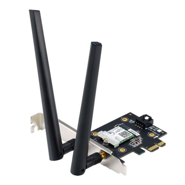

Беспроводной адаптер Asus PCE-AX3000 (AX 3000, 2 внешних антенны)