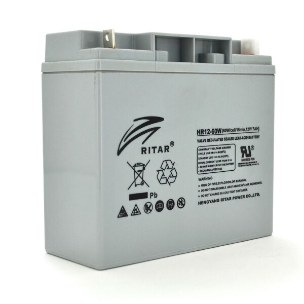 

Аккумуляторная батарея Ritar 12V 17AH (HR1260W/17180) AGM