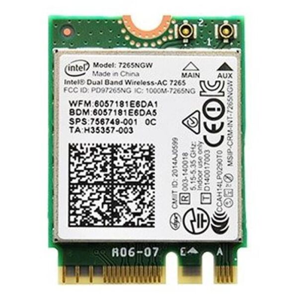 

Беспроводной адаптер Intel Dual Band Wireless-AC 8265 (8265.NGWMG.S)