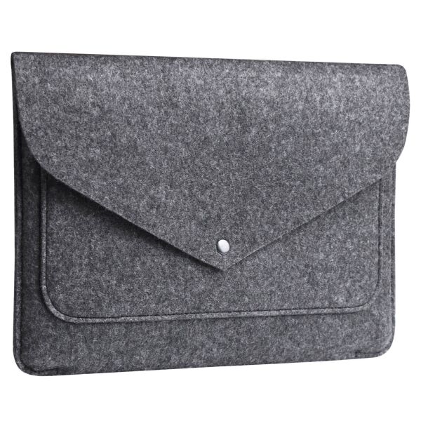

Чехол для ноутбука Gmakin для Macbook Pro 13 New темно-серый, на кнопке (GM62-13New)