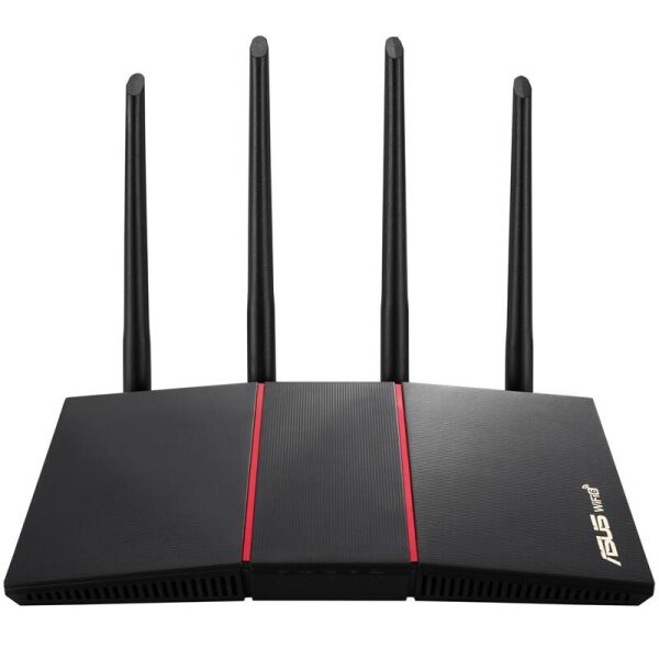 

Беспроводной маршрутизатор Asus RT-AX55 (AX1800, Wi-Fi 6, 4xGE LAN, 1xGE WAN, MU-MIMO, Beamforming, AiMesh, OFDMA, 4 внешние антенны)