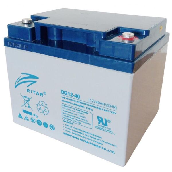 

Аккумуляторная батарея Ritar 12V 40AH (DG12-40/02518) GEL
