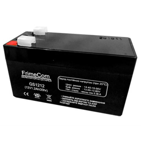 

Аккумуляторная батарея FrimeCom 12V 1.2AH (GS1212) AGM