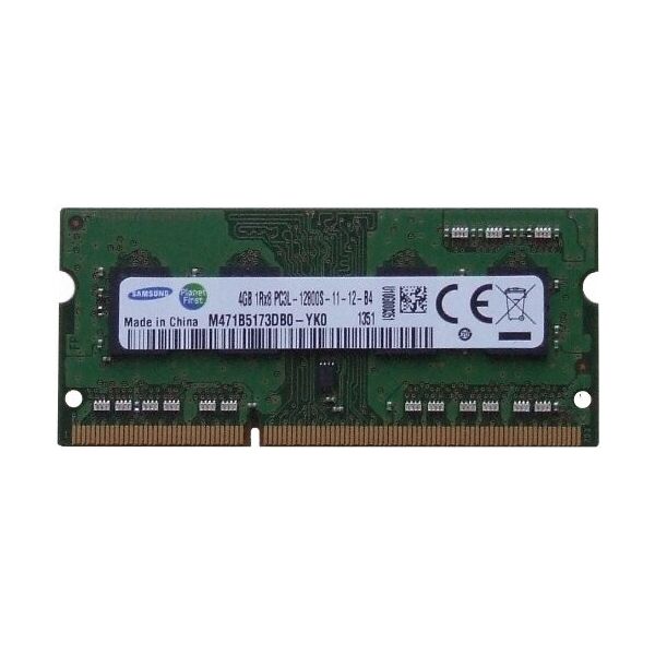 

SO-DIMM 4GB/1600 1,35V DDR3L Samsung (M471B5173DB0-YK0) Refurbished