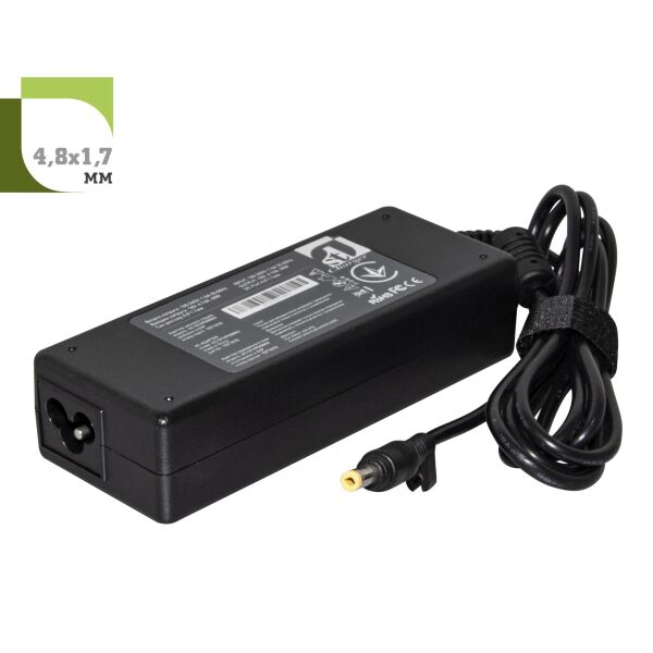 

Блок питания 1StCharger для ноутбука HP 19V 90W 4.74A 4.8х1.7мм (AC1STHP90WA2)