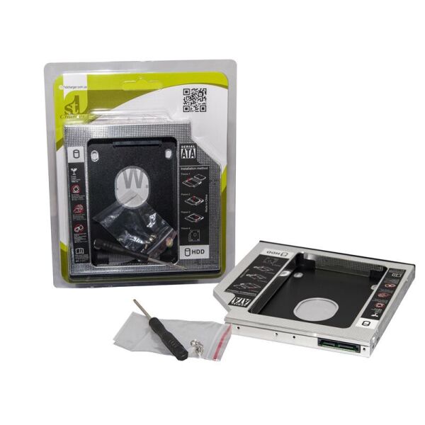 

Адаптер 1StCharger HDD 2.5" в отсек привода ноутбука SATA/mSATA (HDC1ST127-1)