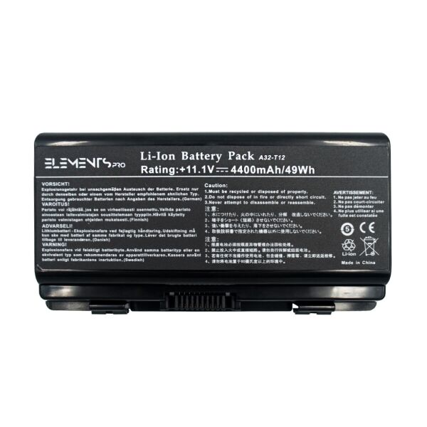 

Батарея Elements PRO для Asus T12 X51 A32-X51 11.1V 4400mAh (T12-3S2P-4400)