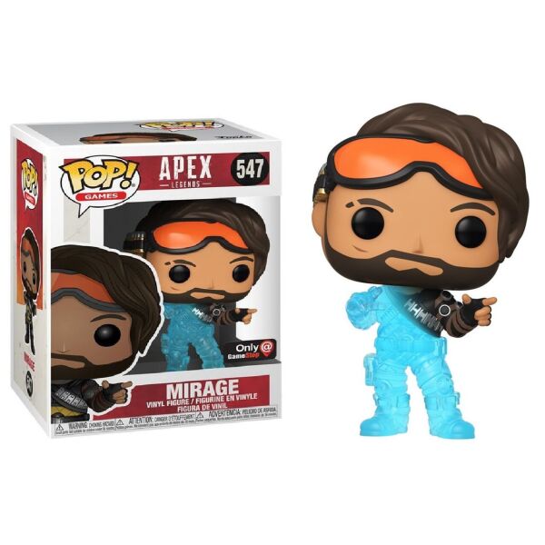 

Фигурка Funko Pop Фанко Поп Апекс Легенды Мираж Apex Legends Mirage GameStop Exclusive 10 см Game AL M 547
