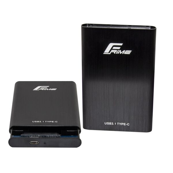 

Внешний карман Frime SATA HDD/SSD 2.5", USB3.1 Type-C, Metal, Black (FHE40.25U31)