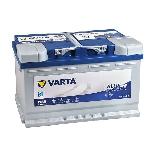 

Автомобильный аккумулятор VARTA Blue Dynamic EFB (N80) 80Ah 800A R+
