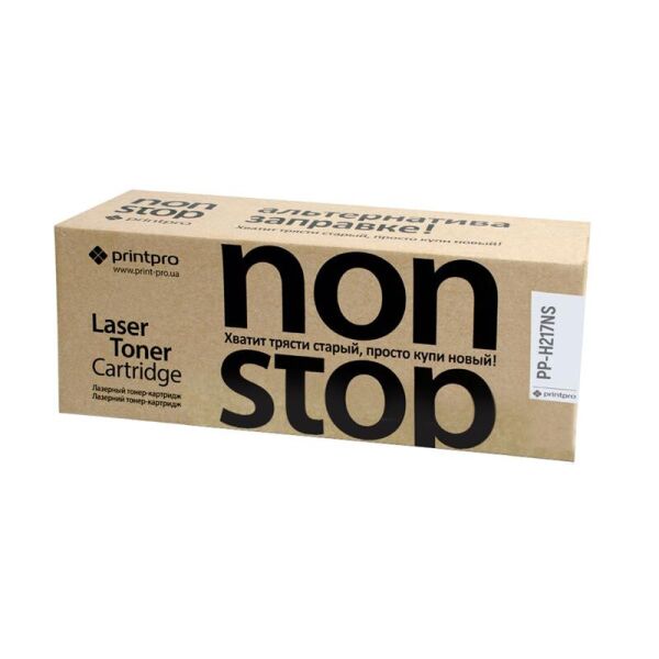 

Картридж PrintPro NonStop (PP-H217NS) HP LJ Pro M102/M130 Black (аналог CF217A)