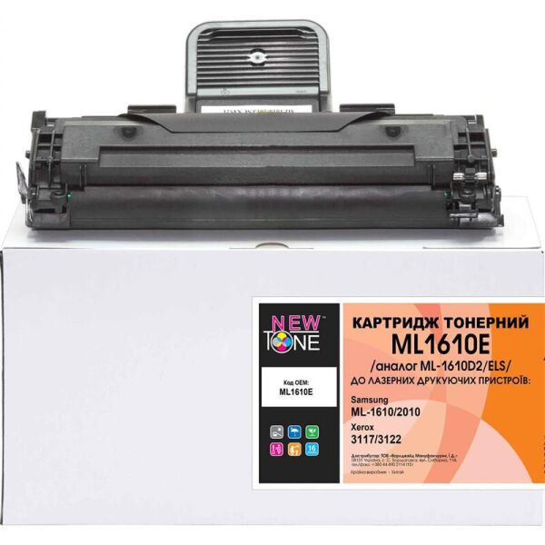 

Картридж NewTone (ML1610E) Samsung ML-1610/2015 Black (аналог MLT-D119S/ML-1610D2)