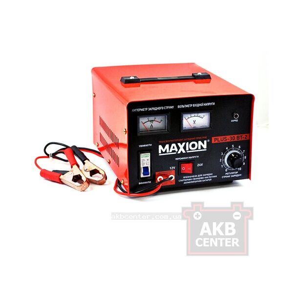 

Трансформаторное зарядное устройство MAXION PLUS-30 BT-2