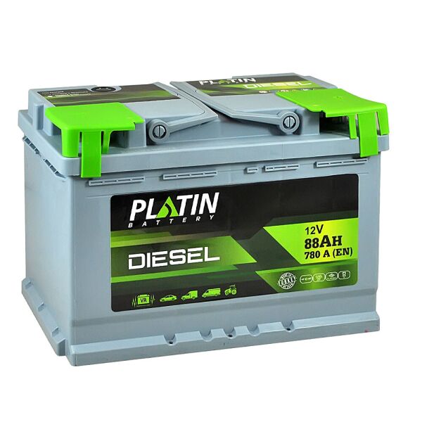 

Автомобильный аккумулятор PLATIN Silver Disel MF 88Ah 780A R+