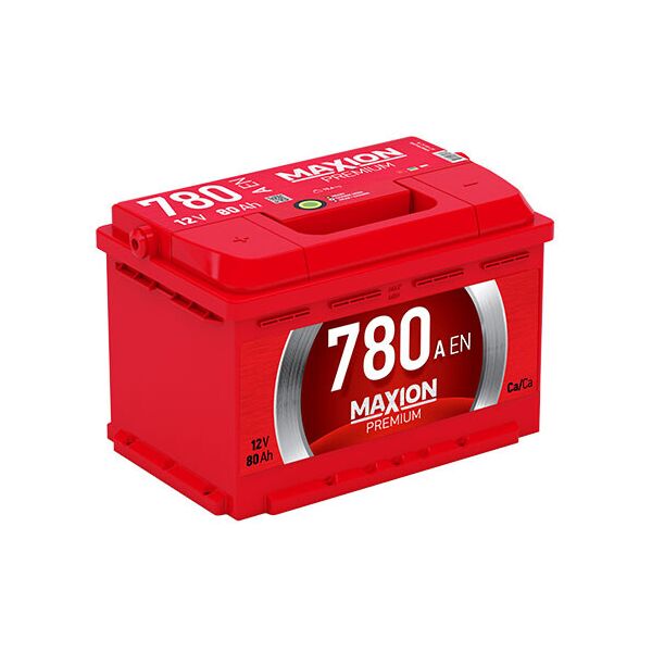 

Автомобильный аккумулятор MAXION Premium 80Аh 780A R+