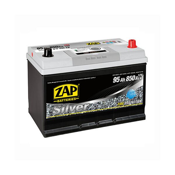 

Автомобильный аккумулятор ZAP Silver Calcium Asia (595 A0) 95Аh 850А R+