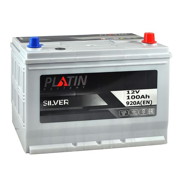 

Автомобильный аккумулятор PLATIN Silver Asia SMF 100Ah 920A R+