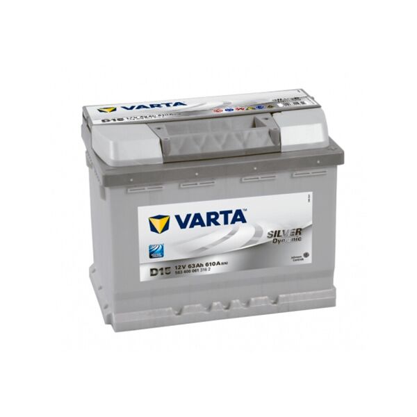 

Автомобильный аккумулятор VARTA Silver Dynamic (D15) 63Ah 610A R+