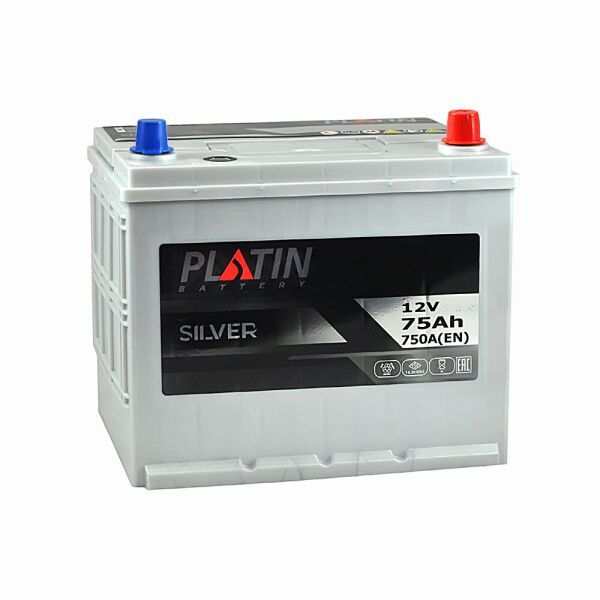 

Автомобильный аккумулятор PLATIN Silver Asia SMF 75Ah 750A R+