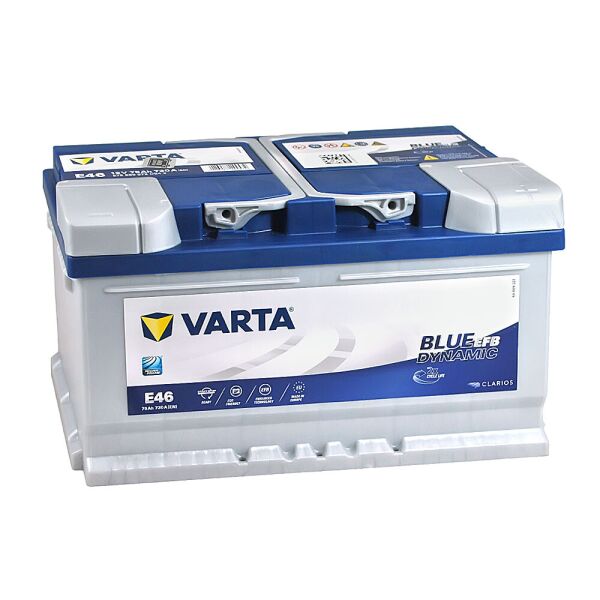 

Автомобильный аккумулятор VARTA Blue Dynamic EFB (E46) 75Ah 730A R+