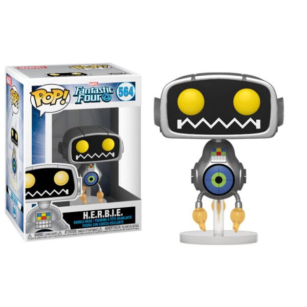 

Фигурка Funko Pop Фанко Поп Фантастическая четверка Герби Fantastic Four H.E.R.B.I.E.10 см FF H 564