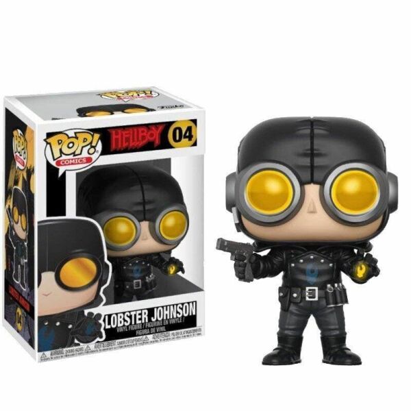 

Фигурка Funko Pop Фанко Поп Хеллбой Лобстер Джонсон Hellboy Lobster Johnson 10 см H LJ04