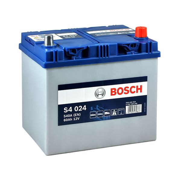 

Автомобильный аккумулятор BOSCH (S40 240) Asia 60Ah 540A R+