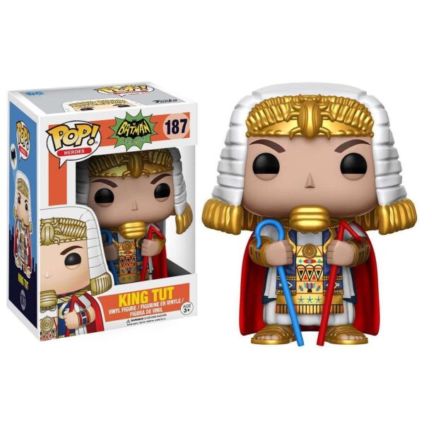 

Фигурка Funko Pop Фанко Поп МакЭлрой Тутанхамон King Tut сериал Batman 66 King Tut Бэтман 10см DCB KT187