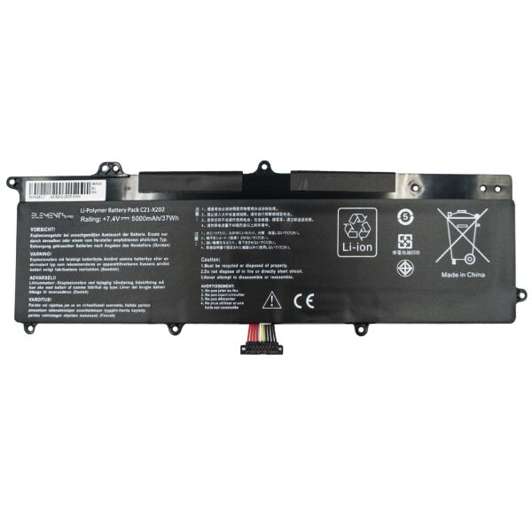 

Батарея Elements PRO для Asus VivoBook S200 S200E X201E X201E X202 X202E 7.4V 5000mAh (X202-2S1P-5000)