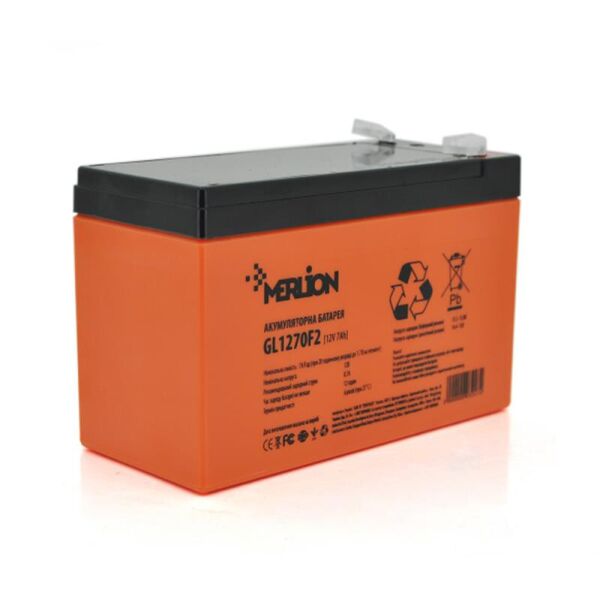 

Аккумуляторная батарея Merlion 12V 7AH (GL1270F2/03247) GEL