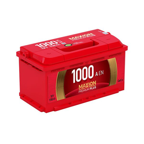 

Автомобильный аккумулятор MAXION Premium Plus 110Аh 1000A R+